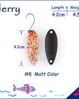 Jerry 1Pc 2G 3G 4.5G Trout Fishing Spoons Metal Lures Spinner Bait Fishing Lures-Jerry Fishing Tackle-4g Orange-Bargain Bait Box