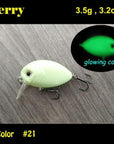 Jerry 1Pc 32Mm Ultralight Fishing Lures Micro Wobble Lures Trout Fishing Lures-Jerry Fishing Tackle-Glowing-Bargain Bait Box