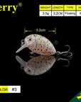 Jerry 1Pc 32Mm Ultralight Fishing Lures Micro Wobble Lures Trout Fishing Lures-Jerry Fishing Tackle-Pearl white-Bargain Bait Box