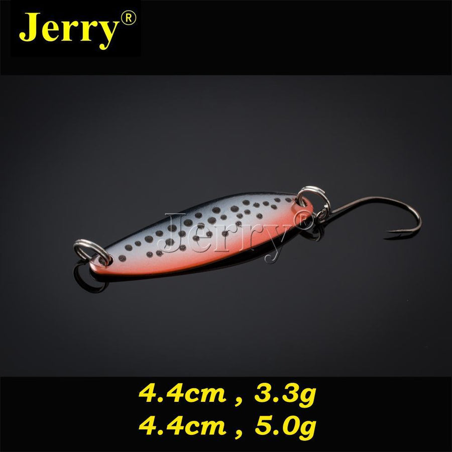 Jerry 5Pcs/Lot Micro Fishing Spoons Trout Lures Freshwater Spinner Bai –  Bargain Bait Box