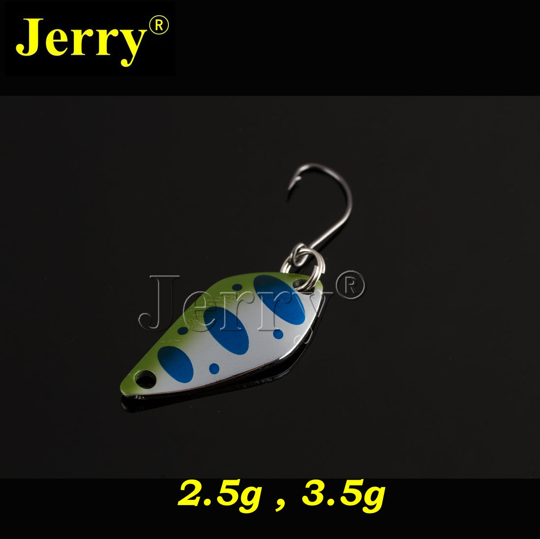 Jerry 5Pcs/Lot Micro Fishing Spoons Trout Lures Freshwater Spinner