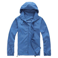 Jho-Outdoor Unisex Cycling Running Waterproof Windproof Jacket Rain Coat-Let's Have Fun Store-Blue-XS-Bargain Bait Box