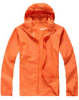 Jho-Outdoor Unisex Cycling Running Waterproof Windproof Jacket Rain Coat-Let's Have Fun Store-Orange-XS-Bargain Bait Box
