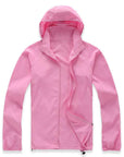 Jho-Outdoor Unisex Cycling Running Waterproof Windproof Jacket Rain Coat-Let's Have Fun Store-Pink-XS-Bargain Bait Box