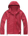 Jho-Outdoor Unisex Cycling Running Waterproof Windproof Jacket Rain Coat-Let's Have Fun Store-Red-XS-Bargain Bait Box