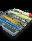 Jig Head Soft Bait Kit 5 Pieces With Case 22G/11Cm Jigs Fishing-Soft Bait Kits-Bargain Bait Box-Bargain Bait Box