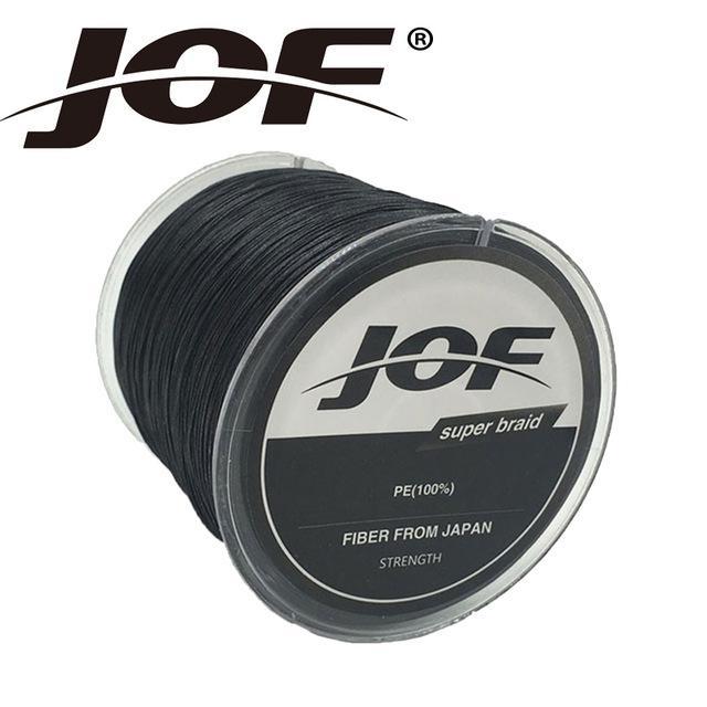 Jof 100M 8Strands Braided Fishing Lines Multifilament Multicolor Pe Fine Fishing-duo dian Store-Black-1.0-Bargain Bait Box