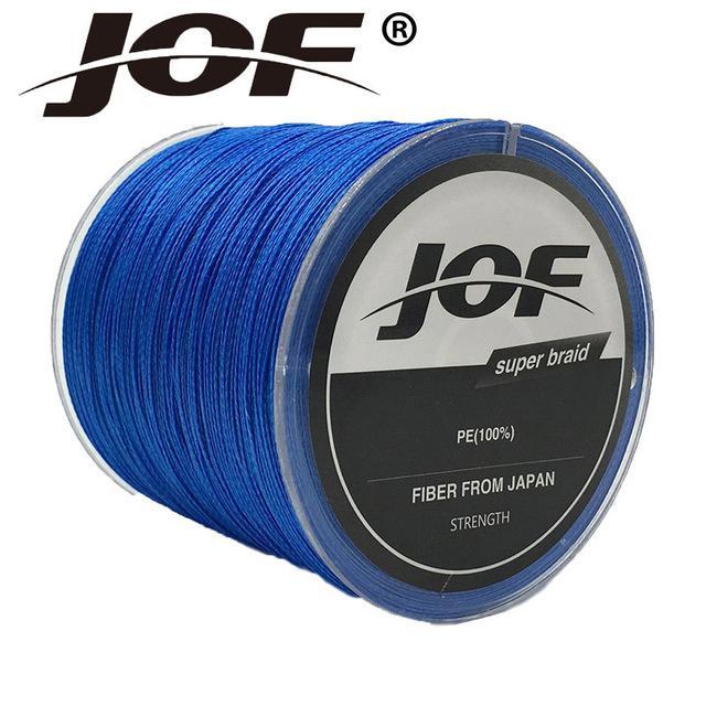 Jof 150M 10 Colors Pe Braided 4 Strands Fishing Line 8 - 100 Lb Pesca Braided-duo dian Store-Blue-0.3-Bargain Bait Box