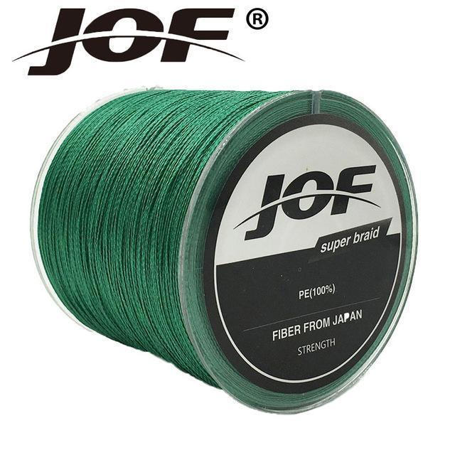 Jof 150M 10 Colors Pe Braided 4 Strands Fishing Line 8 - 100 Lb Pesca Braided-duo dian Store-Green-0.3-Bargain Bait Box
