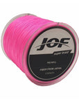 Jof 150M Pe Braided Fishing Line 8 Stands 20Lb 30Lb 100Lb 200Lb Multifilament-KAWO Store-Pink-1.0-Bargain Bait Box