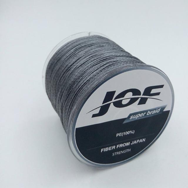 Jof 300M 8 Braided Fishing Line 8 Strands Smoothly Japan Multifilament 100% Pe-There is always a suitable for you-Light Grey-1.0-Bargain Bait Box