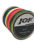 Jof 300M Super Strong 13-78Lb 100% Pe Japan Multifilament 8 Braided Fishing Line-Fishmen Store-colorful 2-1.0-Bargain Bait Box
