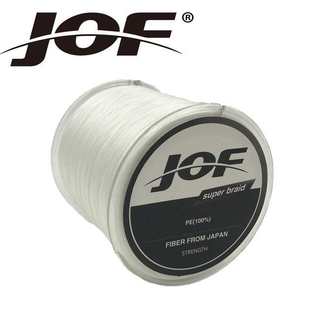 Jof 500M Braided Multifilament 8Strands Super Power Pe Fishing Line Rope Peche-duo dian Store-White-0.6-Bargain Bait Box