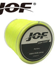 Jof 500M Braided Multifilament 8Strands Super Power Pe Fishing Line Rope Peche-duo dian Store-Yellow-0.6-Bargain Bait Box