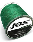 Jof 500M Pe Fishing Line 4 Strands Monofilament Braided Fishing Line Ocean Super-liang1 Store-Green-0.4-Bargain Bait Box