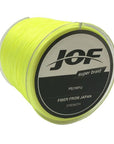 Jof 8 Colors Fishing Line 4 Strands 300M Pe Big Horsepower Braided 8Weaves-Enrich Your Outdoor Life Store-Light Green-1.0-Bargain Bait Box