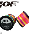 Jof 8 Strands 1000M Colorful Pe Big Horsepower Braided Fishing Line 8 Weaves-KAWO Store-Red-1.0-Bargain Bait Box