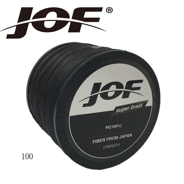 Jof 8 Strands 100M Pe Braided Fishing Line Multifilament Fishing Line Wire-YPYC Sporting Store-Black-1.0-Bargain Bait Box