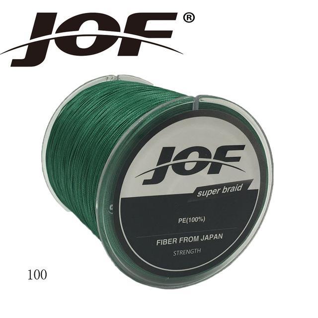 Jof 8 Strands 100M Pe Braided Fishing Line Multifilament Fishing Line Wire-YPYC Sporting Store-Green-1.0-Bargain Bait Box