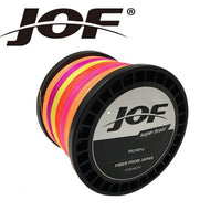 Jof 8 Strands 500M Super Strong 8 Plys Japan Multifilament Pe 8 Braided-Asian fishing Store-red multicolor-0.6-Bargain Bait Box