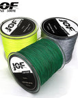 Jof 8 Strands Multifilament Pe Braided Wire 500M Braid Lines Fishing Material-HUDA Outdoor Equipment Store-Yellow-1.0-Bargain Bait Box