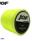 Jof Brand Braided Fishing Line 500M Smooth Multifilament Pe 4 Strands 20-80Lb-HUDA Sky Outdoor Equipment Store-Yellow-1.0-Bargain Bait Box