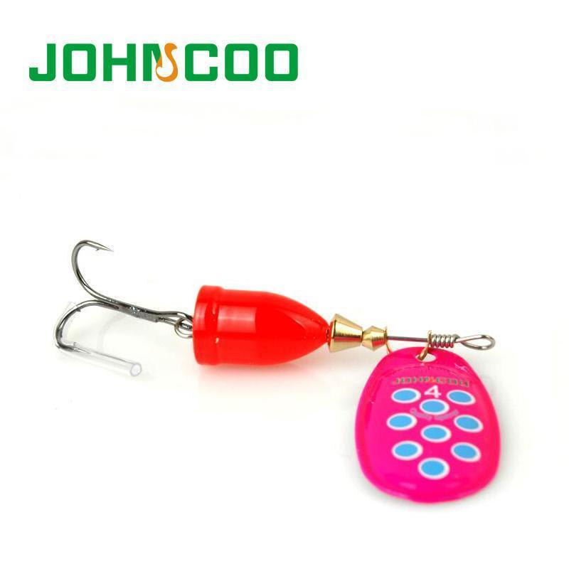 Johncoo Spinner Bait Metal Lake Lure 6Pcs Fishing Lure 5G/8G/10G/13G Mixed-China Fishing Store-5g-Bargain Bait Box