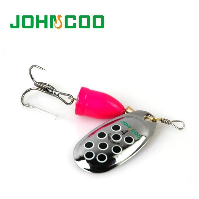 Johncoo Spinner Bait Metal Lake Lure 6Pcs Fishing Lure 5G/8G/10G/13G Mixed-China Fishing Store-5g-Bargain Bait Box