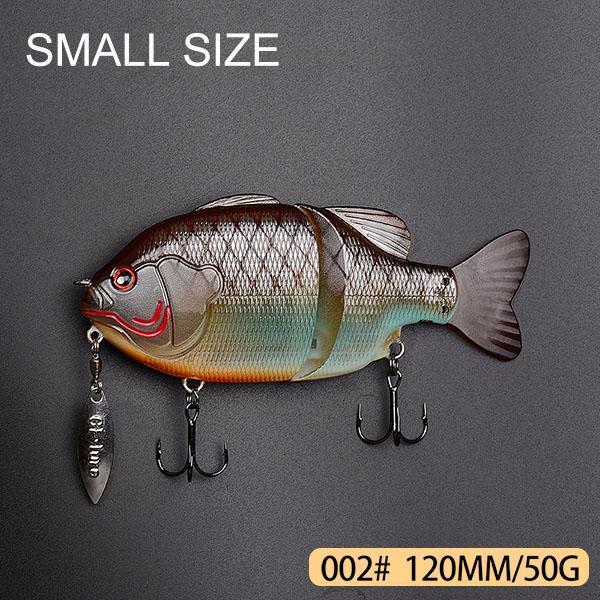 Joint Bait Swimbait With Spinner Fishing Lure 140Mm/120Mm-TOP TACKLE INDUSTRIES-120mm 50g 002-Bargain Bait Box