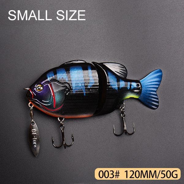Joint Bait Swimbait With Spinner Fishing Lure 140Mm/120Mm-TOP TACKLE INDUSTRIES-120mm 50g 003-Bargain Bait Box