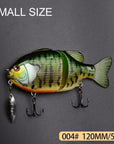 Joint Bait Swimbait With Spinner Fishing Lure 140Mm/120Mm-TOP TACKLE INDUSTRIES-120mm 50g 004-Bargain Bait Box
