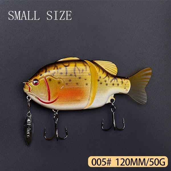 Joint Bait Swimbait With Spinner Fishing Lure 140Mm/120Mm-TOP TACKLE INDUSTRIES-120mm 50g 005-Bargain Bait Box