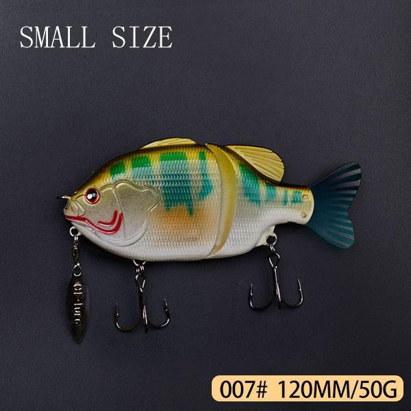 Joint Bait Swimbait With Spinner Fishing Lure 140Mm/120Mm-TOP TACKLE INDUSTRIES-120mm 50g 007-Bargain Bait Box