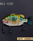 Joint Bait Swimbait With Spinner Fishing Lure 140Mm/120Mm-TOP TACKLE INDUSTRIES-120mm 50g 007-Bargain Bait Box