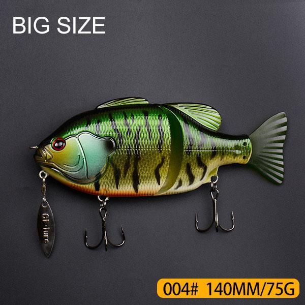 Joint Bait Swimbait With Spinner Fishing Lure 140Mm/120Mm-TOP TACKLE INDUSTRIES-140mm 75g 004-Bargain Bait Box
