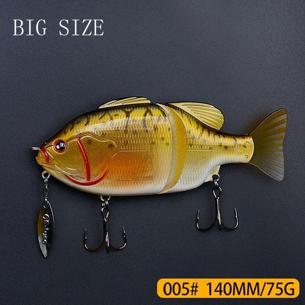 Joint Bait Swimbait With Spinner Fishing Lure 140Mm/120Mm-TOP TACKLE INDUSTRIES-140mm 75g 005-Bargain Bait Box