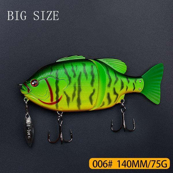 Joint Bait Swimbait With Spinner Fishing Lure 140Mm/120Mm-TOP TACKLE INDUSTRIES-140mm 75g 006-Bargain Bait Box