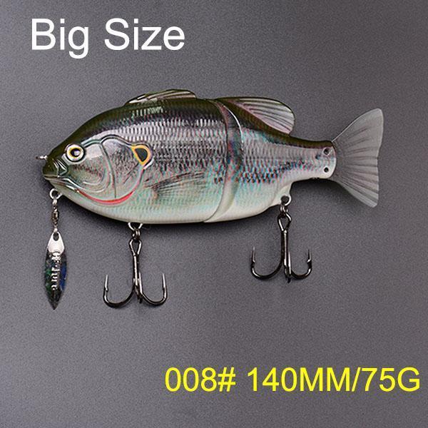 Joint Bait Swimbait With Spinner Fishing Lure 140Mm/120Mm-TOP TACKLE INDUSTRIES-140mm 75g 008-Bargain Bait Box