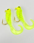 Joshnese 7Pcs/Lot Fishing Lure Set Jig Lead Head Hook Soft Worm Grub Single Tail-Outdoor Sporting - Keep Healthy Store-White-Bargain Bait Box