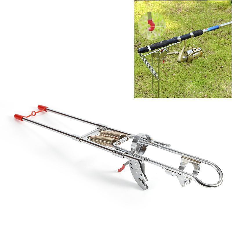 Joshnese Brand Automatic Stainless Steel Double Spring Tip-Up Hook Setter-Automatic Fishing Rods-Outdoor Sporting - Keep Healthy Store-Bargain Bait Box