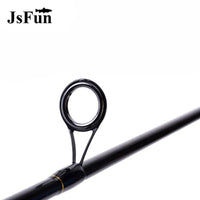 Jsfun 4 Section Carbon Fiber Lure Rod Superhard Spinning/Casting Rod 2.1M 2.4M-Baitcasting Rods-Jsfun Fishing Store-White-2.1 m-Bargain Bait Box