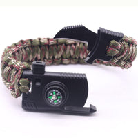 Jufit Multi-Functional Outdoor Bracelet Camping Hiking Survival Gear Escape-JUFITSAMRT Store-Black-Bargain Bait Box