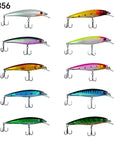 K8356 10Pcs/Lot 14Cm 13.5G Floating Minnow Fishing Lure Laser Hard Artificial-Crankbaits-K8356 Entertainment Outdoor Co.,Ltd Store-Each Color 1 PCS-Bargain Bait Box