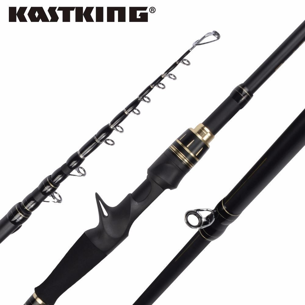 Kastking Blackhawk Ii Portable Casting Spinning Fishing Rod Carbon Fiber-kastking official store-Spinning (1.98m-ML)-Bargain Bait Box