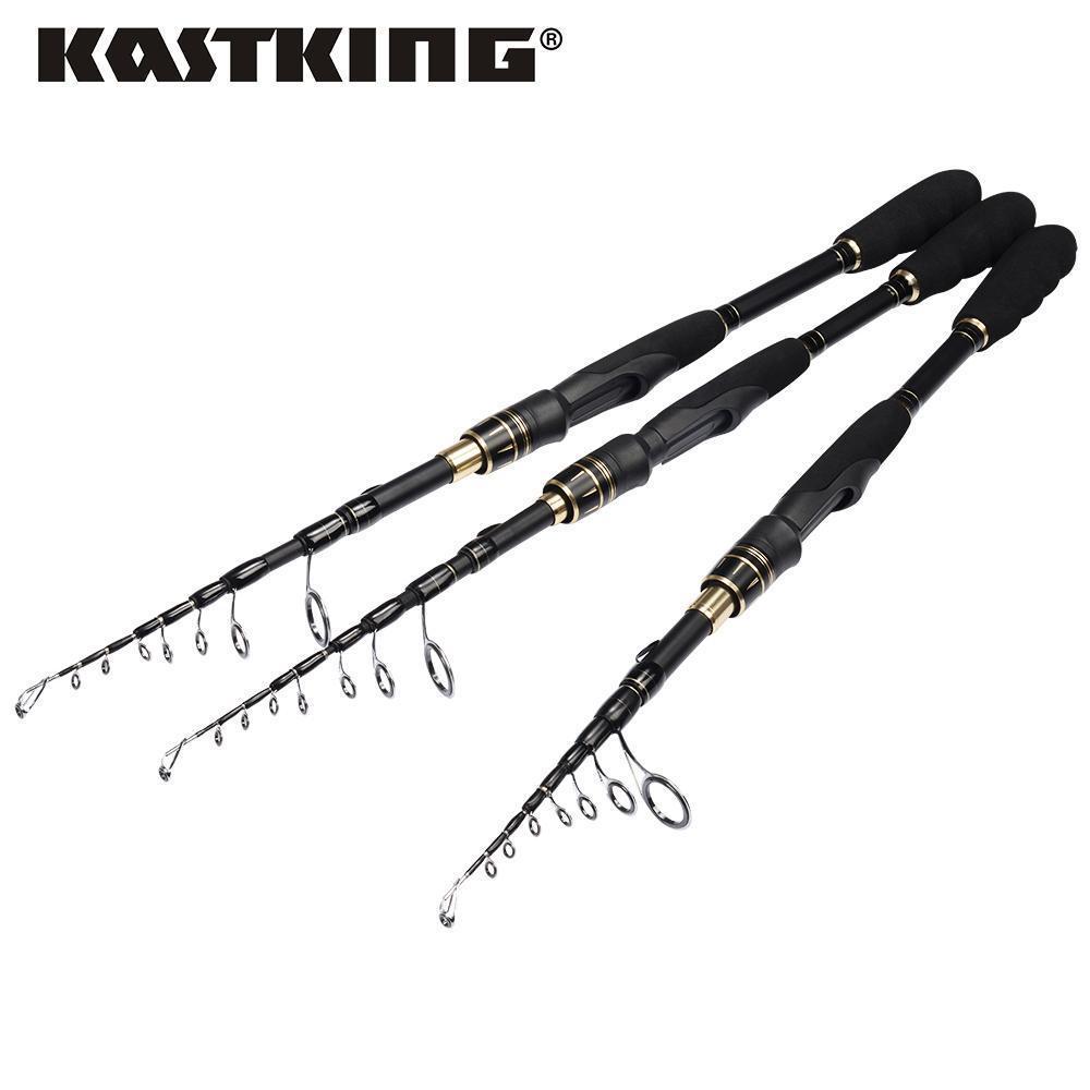 Kastking Carbon Telescopic Fishing Rod Superhard Ultra Light Rod Carbon 1.98M-KastKingFishing Store-1.98 m ( ML )-Bargain Bait Box