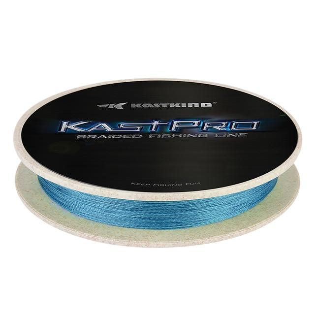 Kastking Kastpro 4 Strands Braided Fishing Line 300M Round And Smooth Design-Fishing Lines-Affordable Fishing Store-Blue-0.12mm-8LB-Bargain Bait Box