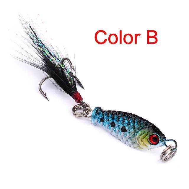 Keddie 1Pc Jig Ging Fishing Tackle Lead Fish Fishing Bait 6.4G 4 Colors-TOPBASS Store-Color B-Bargain Bait Box