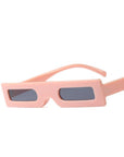Kehu Lady Square Sunglasses Small Frame Fashion Sunglasses Designer Brand Design-KEHU Official Store-C4 Pink Pink-Bargain Bait Box