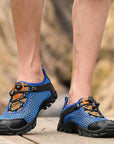 Keloch Men Mesh Breathable Hiking Shoes Summer Outdoor Climbing Camping Shoes-KELOCH Outdoor Footwear Store-ka qi-6.5-Bargain Bait Box
