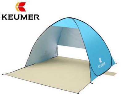 Keumer Beach Tent Pop Up Open Camping Tent Fishing Hiking Outdoor Automatic-Gocamp-blue-Bargain Bait Box